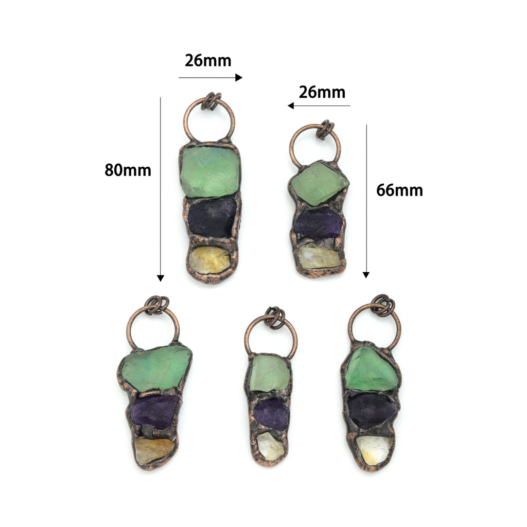 New!!! Natural Green Fluorite Pendant, Sku#YT07