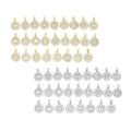 Baguette CZ Circle Initial Letter Charm/Pendent, Alphabet  Pendent, Gold/Silver Finish, sku#Z1483A