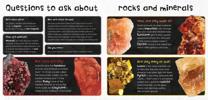 A Rainbow of Rocks - Paperback Book