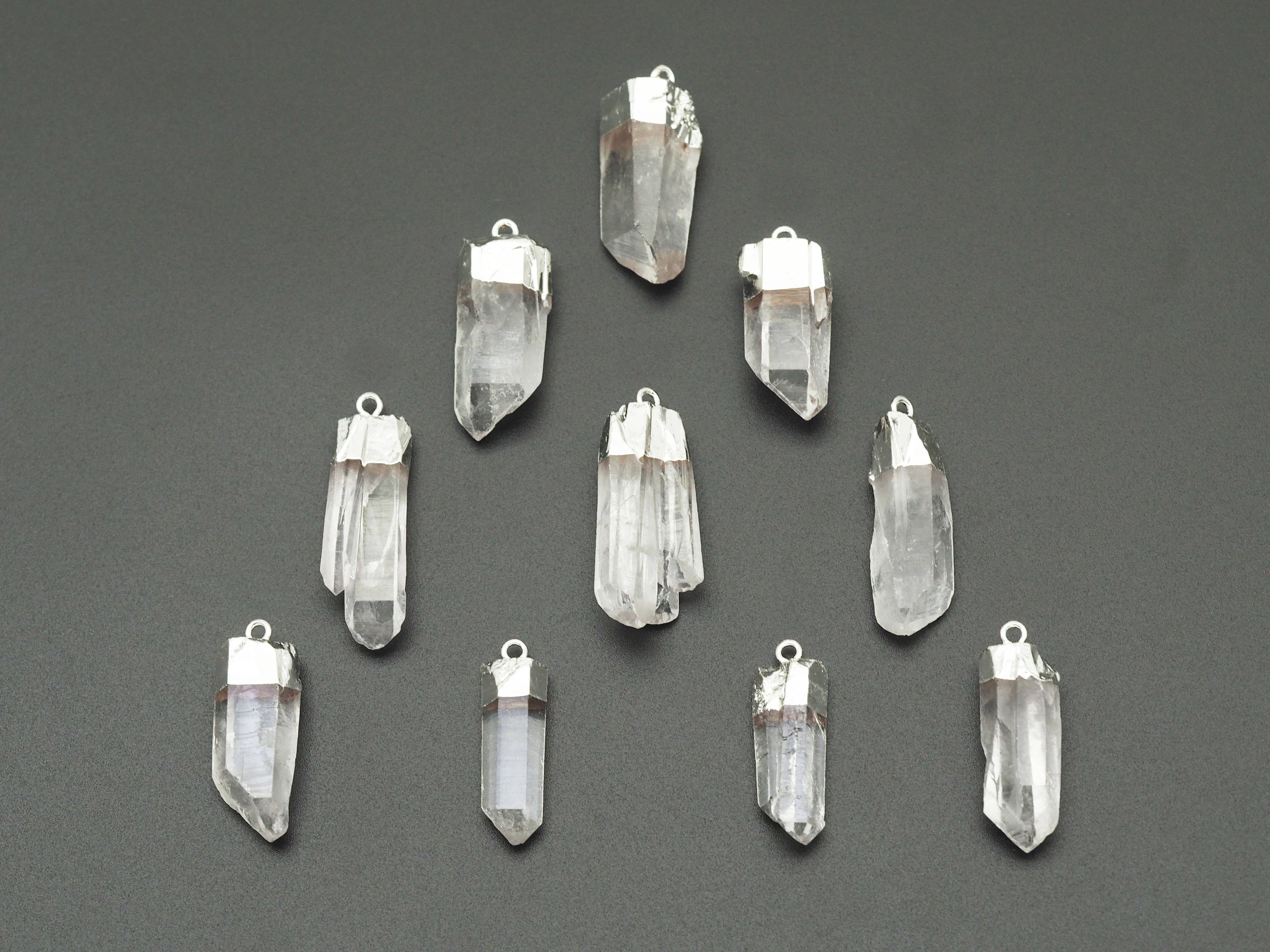 Crystal Quartz Pendant, Sku#YT25
