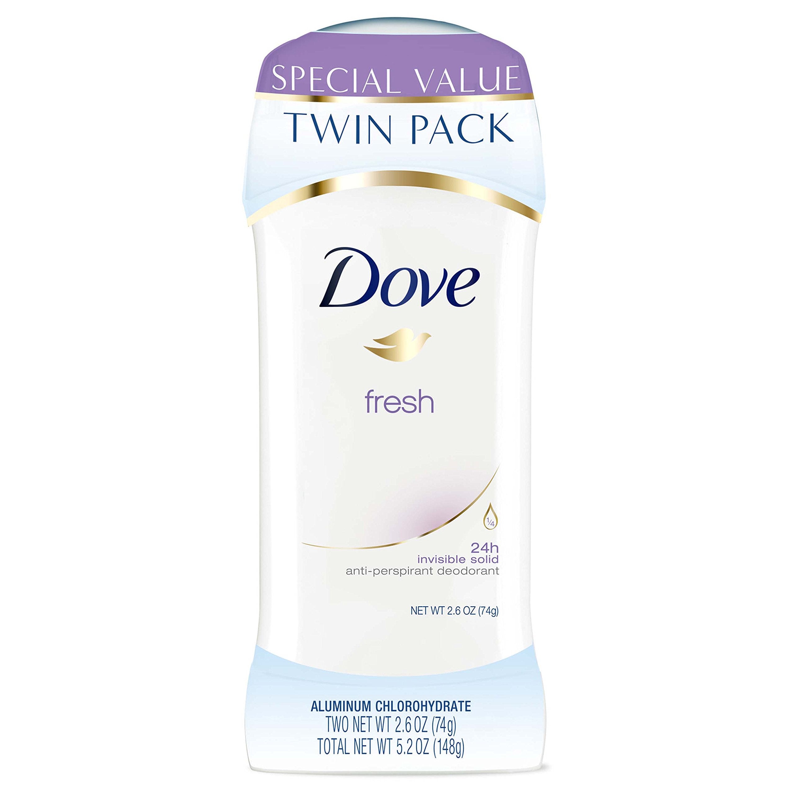 Déodorant Dove Fraîcheur 75 g Lot de 2