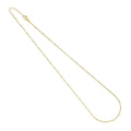 Gold Dainty Twisted Snake Chain Necklace, Sku#LD587