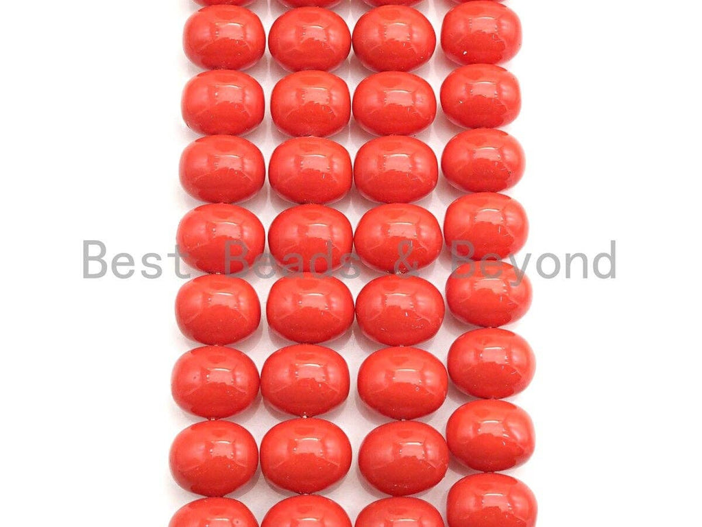 Mother of Pearl Pillow Shape beads, Orange Mother of Pearl, Black Mother of Pearl, 16x19mm, sku#T130