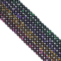 Pink/Yellow/Purple/Green Jade Round Smooth Beads, Sku#U2210
