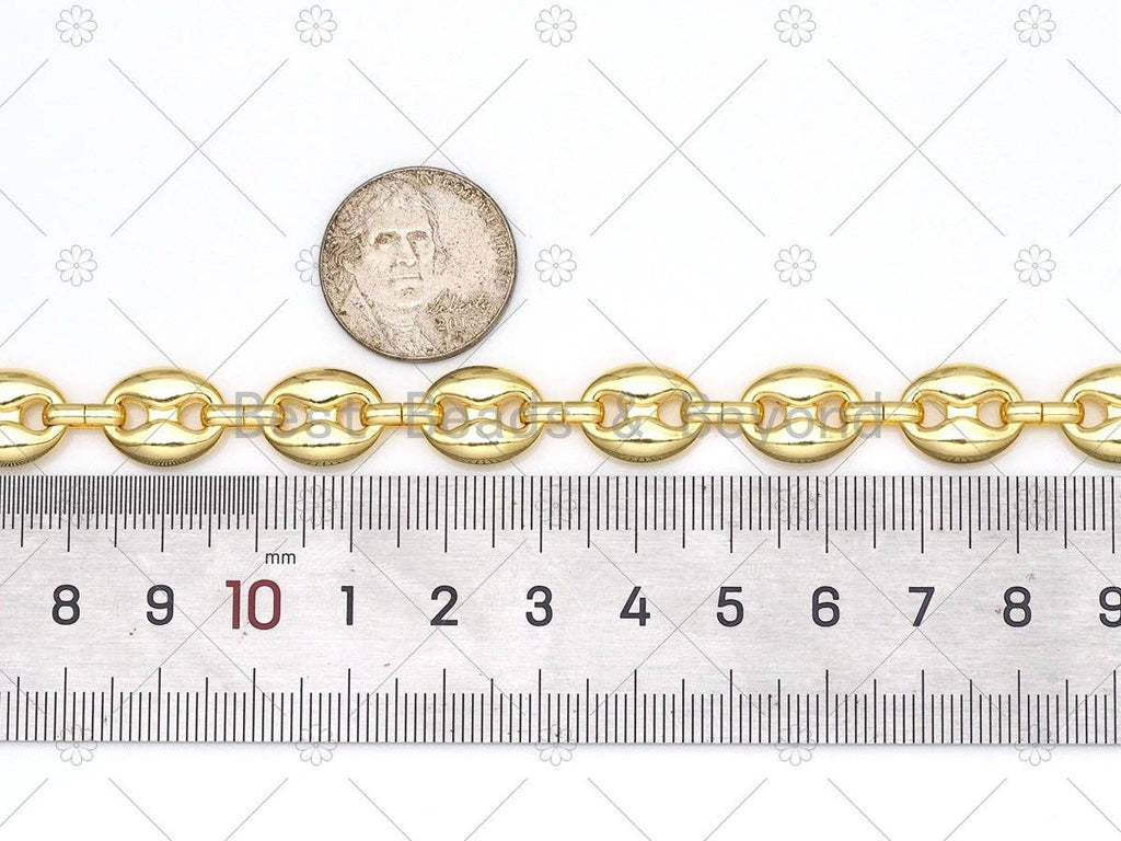 Puffed Mariner Link Chain, Thick Puffed Chain, sku#E549