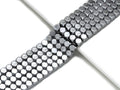 Natural Gunmetal Hematite Cube Smooth Beads, Sku#S143