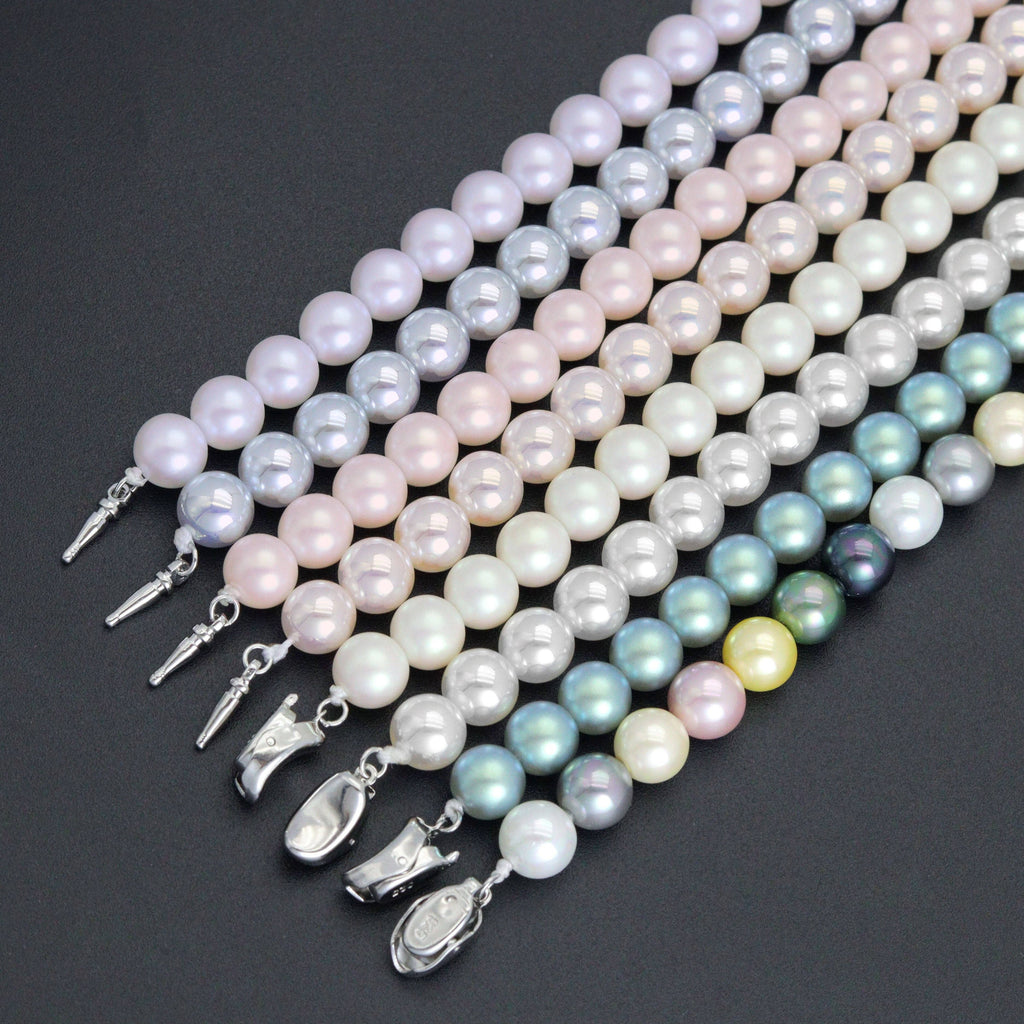 Pearl Adjustable Necklace,Sku#EF693