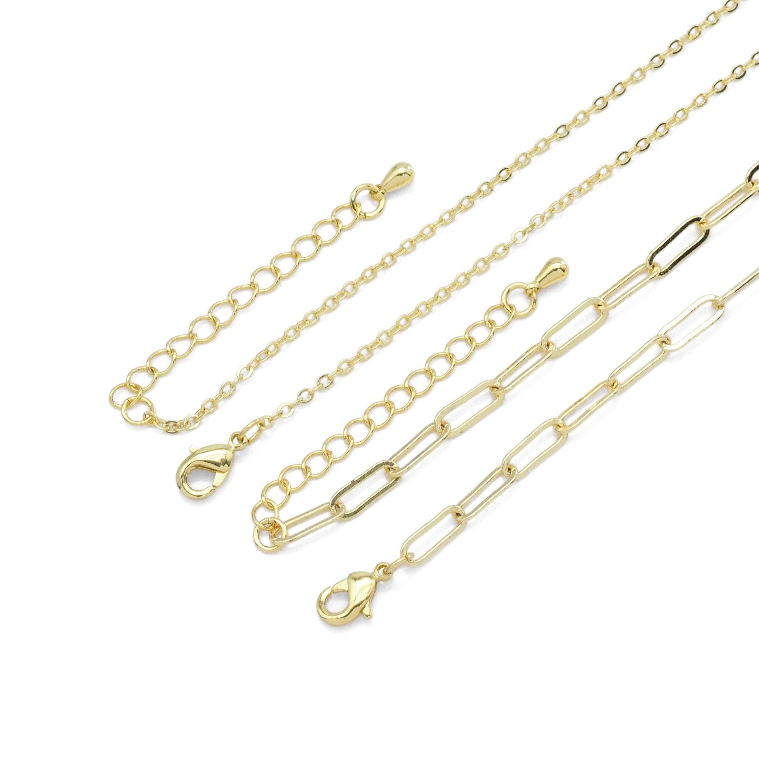 Gold Chain Red Heart White Mop Heart Pendant Necklace, Sku#E