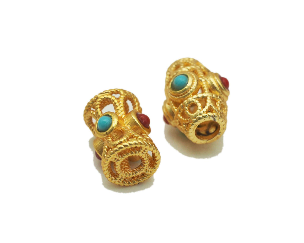 Gold Spacer Beads, SKu#LX08