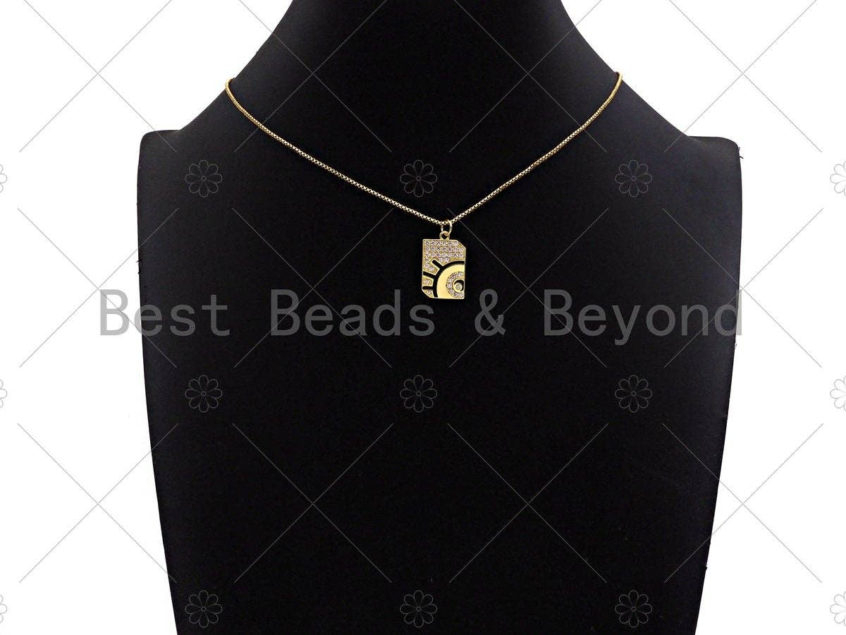 CZ Micro Pave Evil Eye On Rectangle Pendant/Charm,Cubic Zirconia Eye Charm, Talisman Charm,Necklace Bracelet Charm Pendant,13x20mm, Sku#Y368