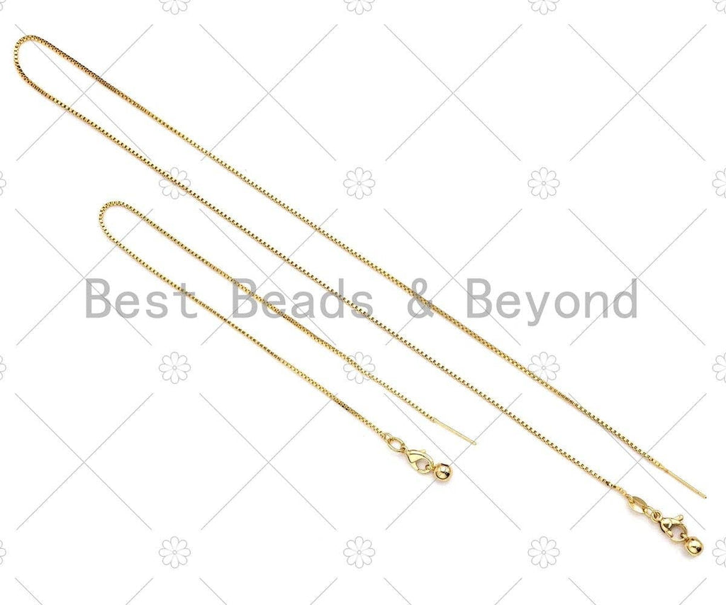 New Style Bolo box Chain Sliding Adjustable Necklace Bracelet Chain, SKU#A107