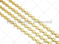 New Style 18K gold Cute Smiley face Chain by ft, 8x8mm smiley face chain, Fun Chain, Happy Face Chain, Wholesale Chain, sku#E532