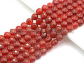 Double Sided Turtle Shell Cut Natural Carnelian Coin Shape beads, 6mm/8mm/10mm Natural Carnelian Beads, 16" Full strand, Sku#U694