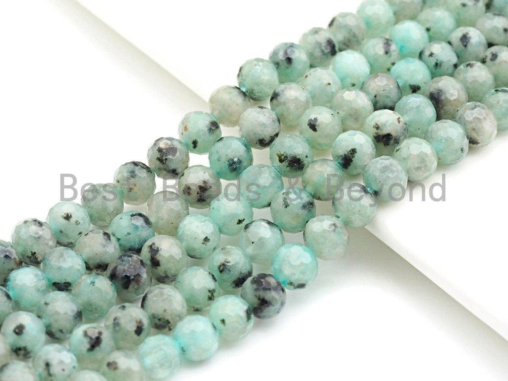 SPECIAL CUT Natural Blue Agate, 6MM/8MM/10MM/12MM, 15.5" Full strand, sku#U645