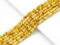 Genuine Golden Tiger Eye Rondelle Faceted Beads, Sku#UA286