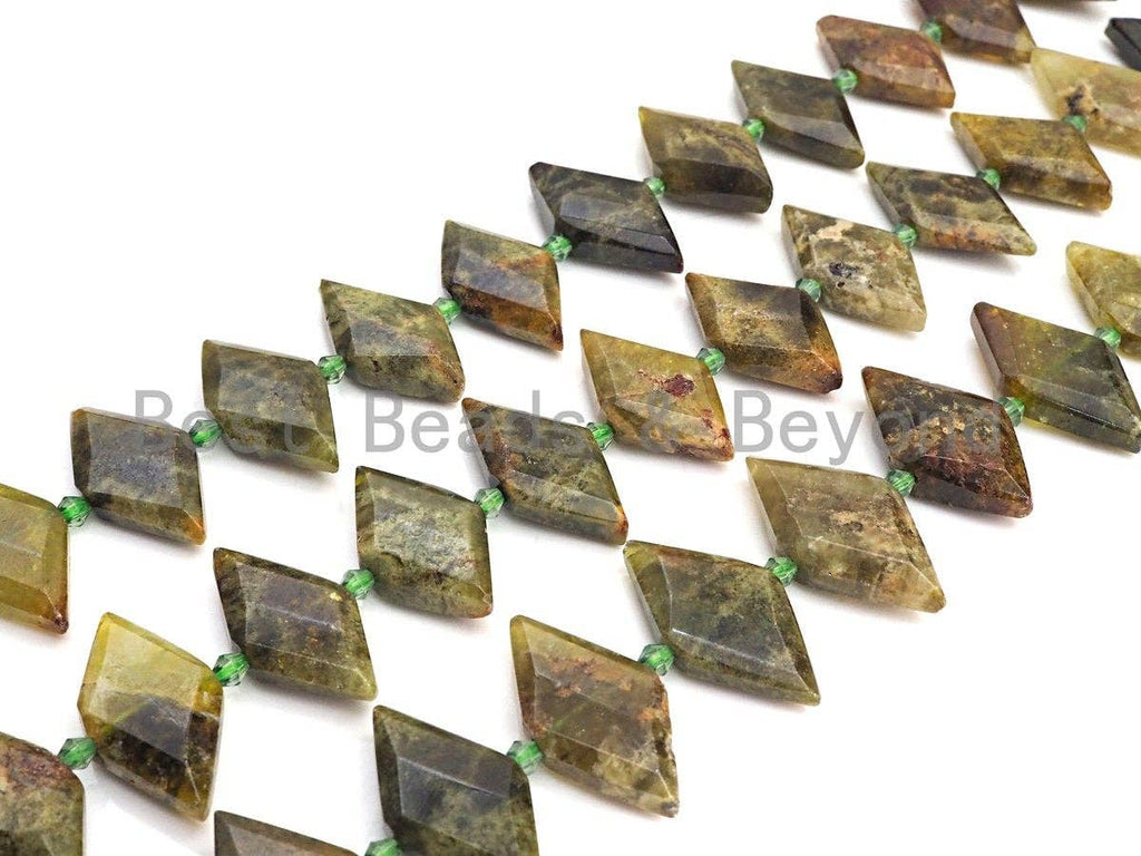 High Quality Natural Green Garnet Horse Eye Shape Beads, Natural Green Garnet beads, 16x30mm, sku#U677