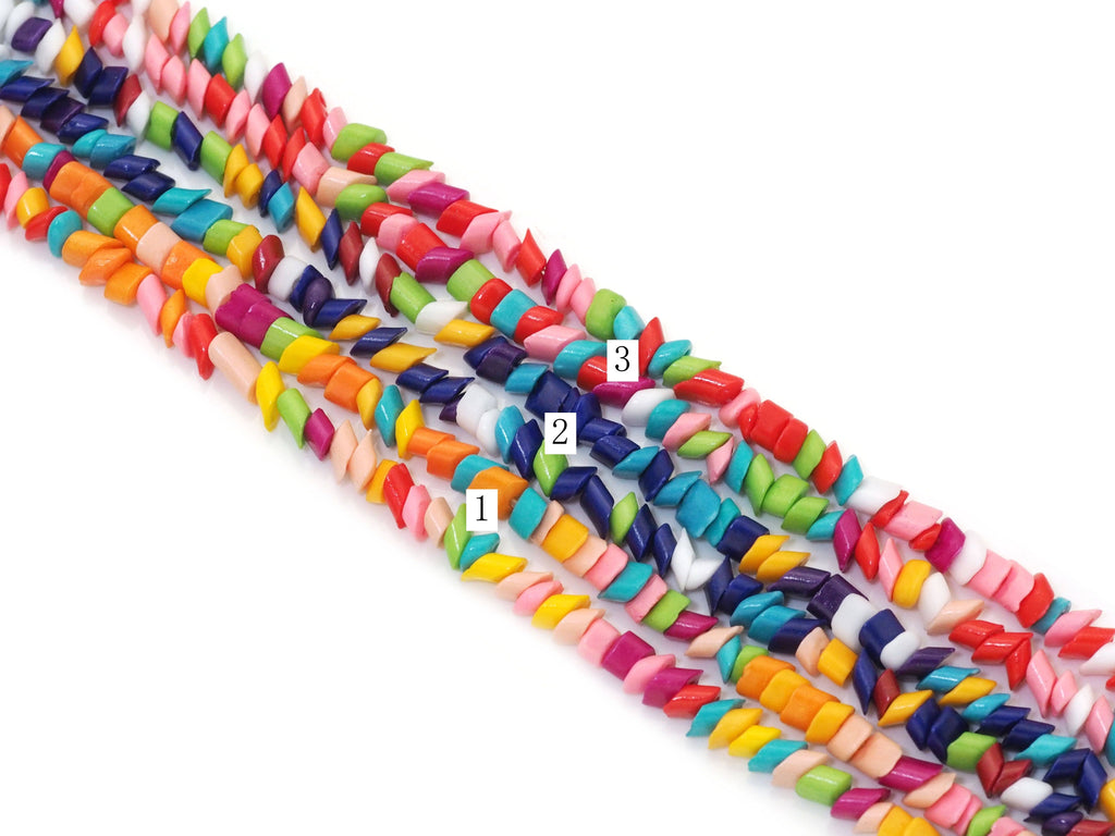 Mixed Color Glaze Beads, 4mm, Sku#U1475