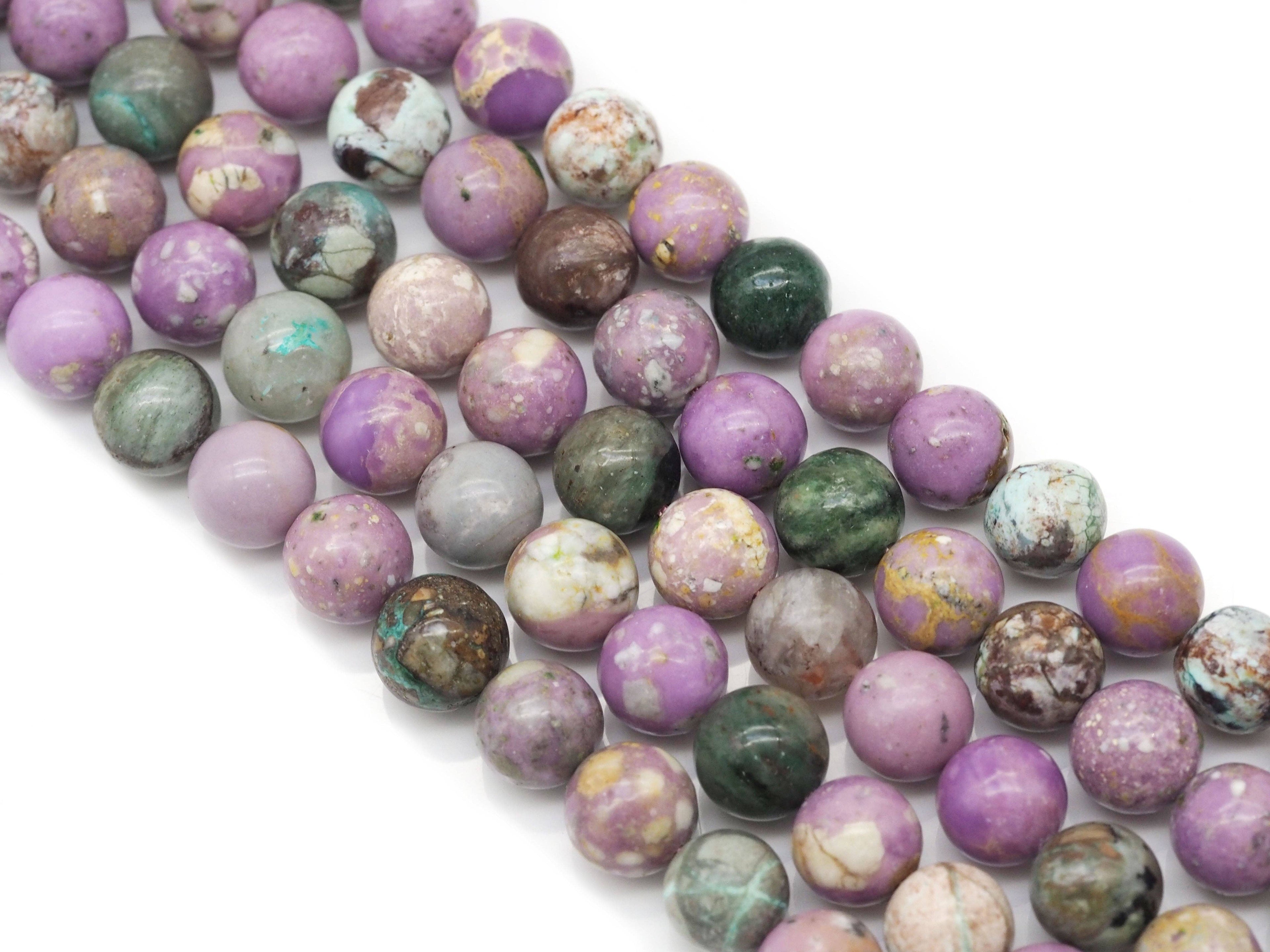 Genuine Colorful Opal Round Smooth Beads, Sku#U1348