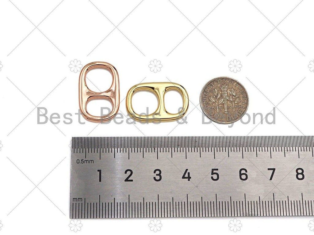 Soda Pop Tab Charm, Pull Tab, Soda Cap Charm, Gold/Rose gold/Silver/Gunmetal Soda Tab Pendant, Can Tab Charm, 14x22mm, sku#E526C