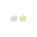 Gold Silver Cute Butterfly Shape Charm Pendant, Sku#A466