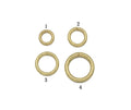 Gold/Silver Thick Jump Ring, Chain Link, Sku#LX135