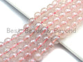 Mystic Plated Natural Rose Quartz Beads, High Quality Rose Quartz Beads, 6mm/8mm/10mm/12mm, sku# U482