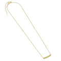 Gold Tube bar Necklace, Sku#EF491