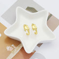 Gold Sexy Word on Heart Shape Open Ring, Sku#O101
