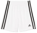 adidas boys Classic 3-stripes Shorts 7 White - # BOAA13610002