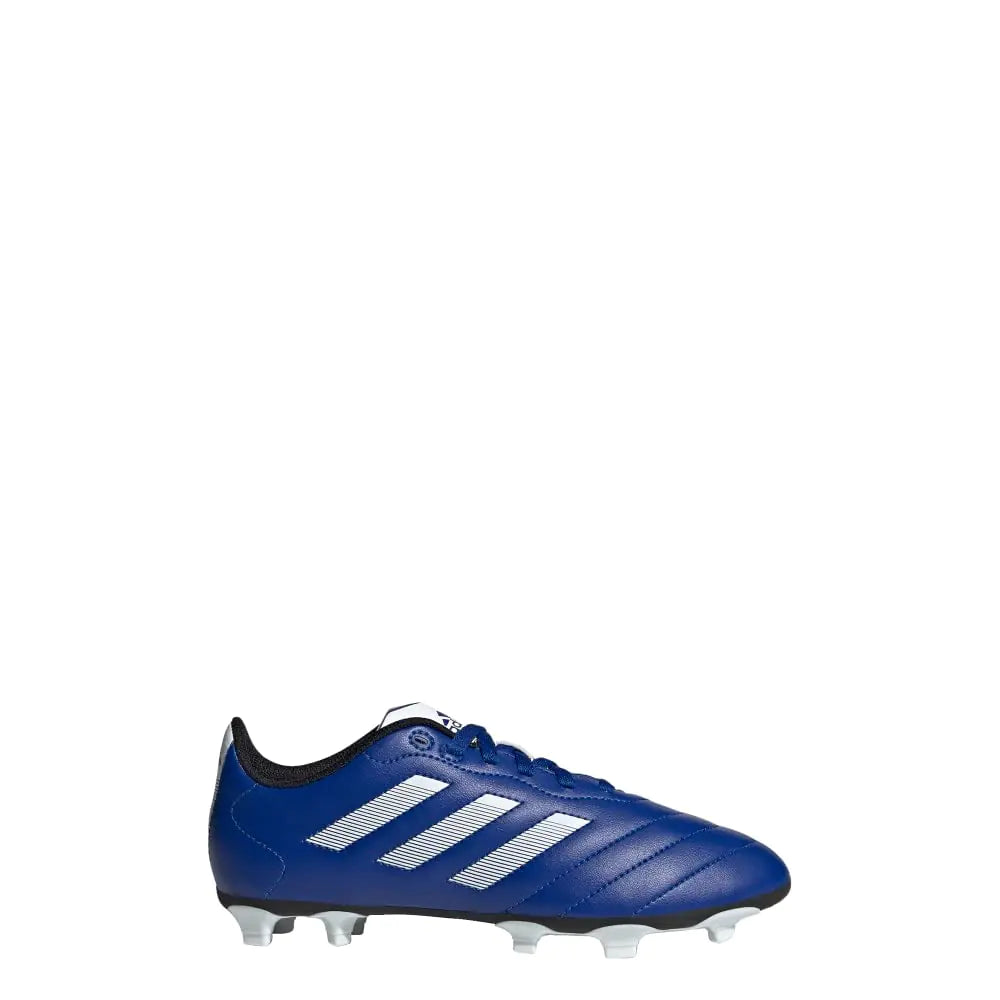 Adidas Unisex-Child Goletto VIII Firm Ground Soccer Shoe 11 Little Kid Team Royal Blue/White/Black - # BOAA71110004