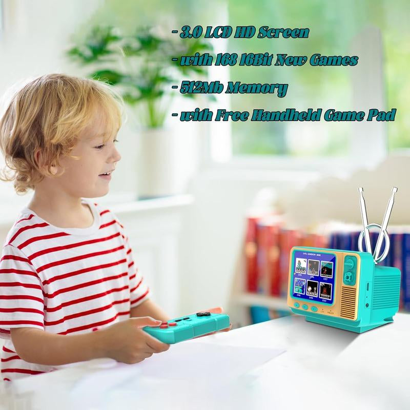 Retro Video Games Console GV300S Mini TV Style 308 Video Games Player with Handheld Gamepad