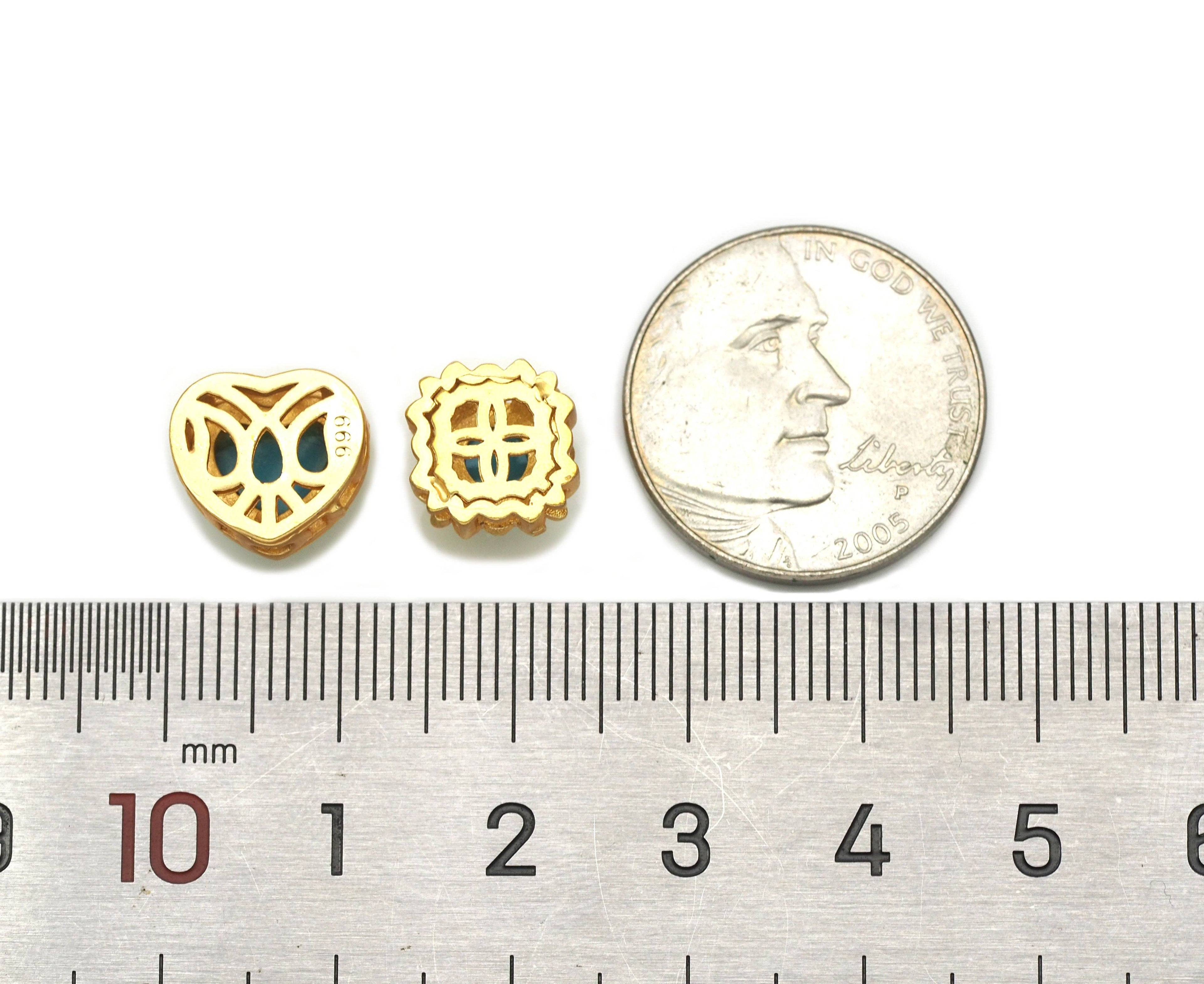 Tutquoise Spacer Beads, Sku#LX11