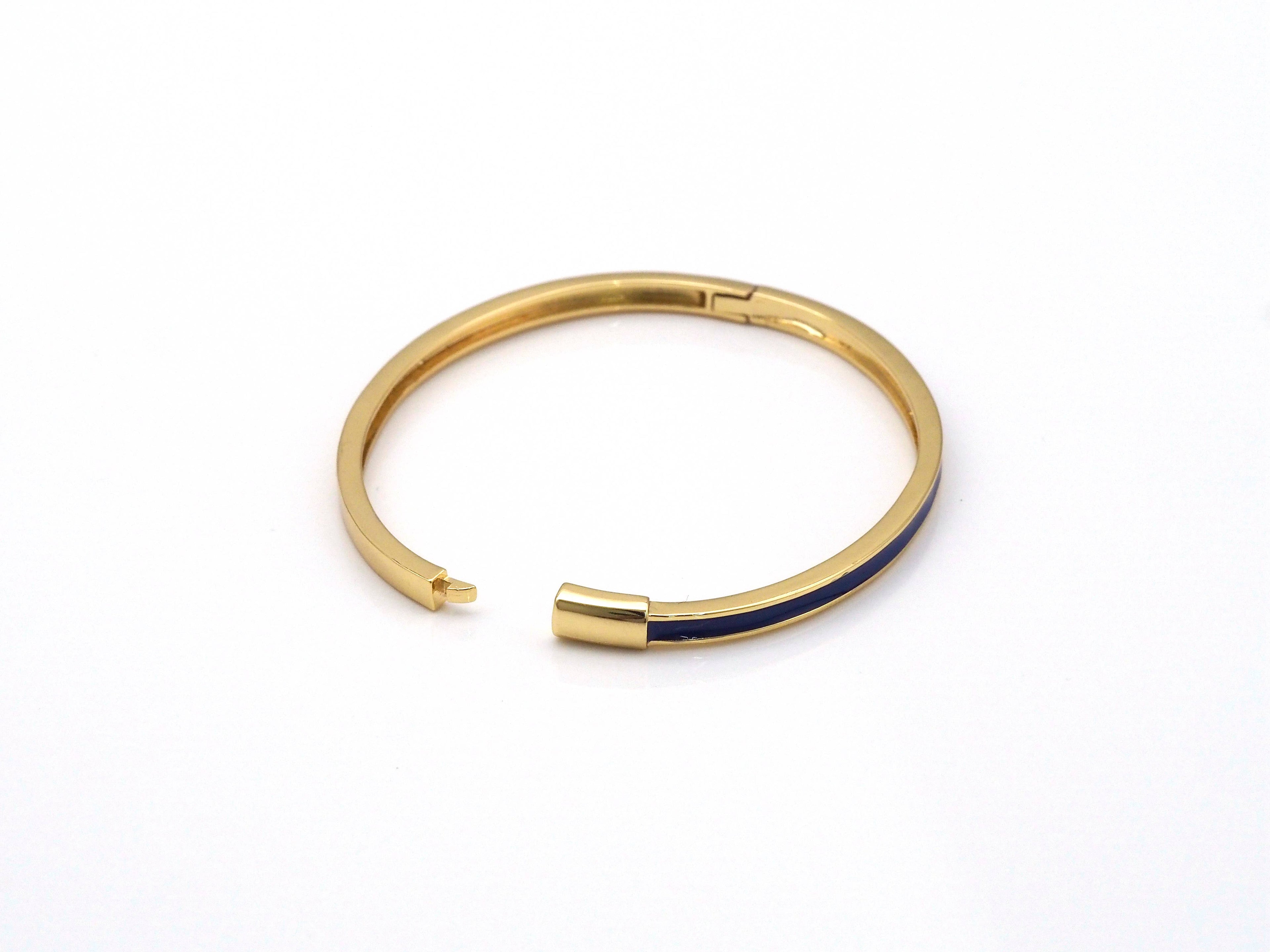 Thin Enamel Stackable Bracelet,X267