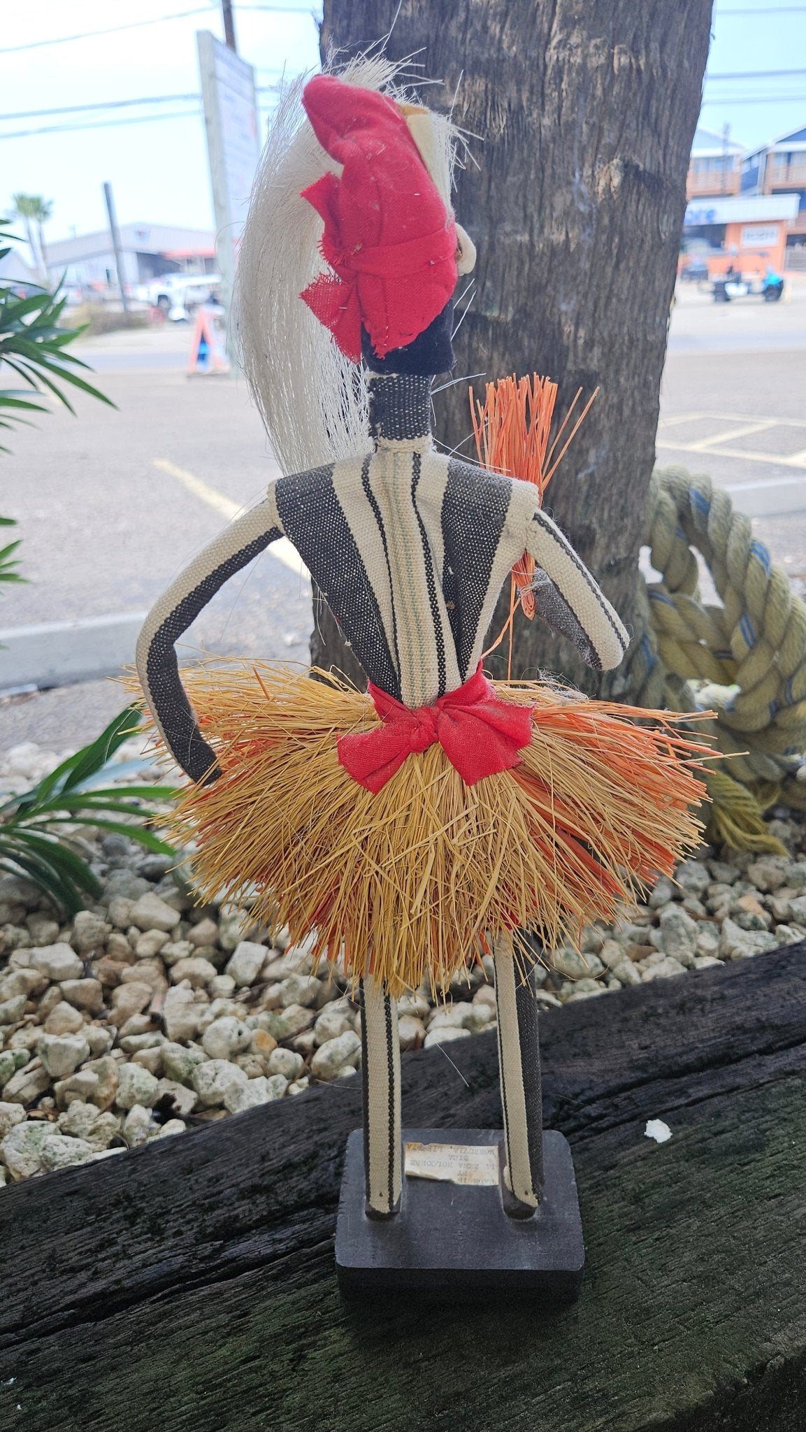 African Tribal Doll Sculpture – 18.5" x 9"