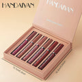 6Pcs Nude Matte Liquid Lipstick Set, Waterproof Long Lasting Non-Stick Cup Nude Lipstick 24 Hour Not Fade Matte Lipstick Professional Lip Gloss Makeup Christmas Gifts for Women (Set A)