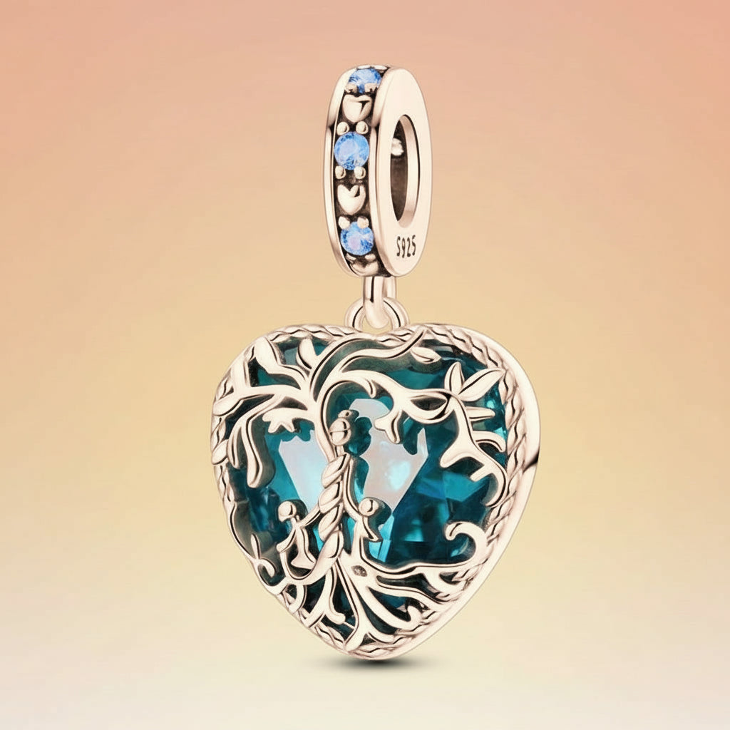 (50-113)MULA S925 Sterling Silver Pendant and Beads , Suitable for Pandora Bracelets and Necklaces, Ideal for Anniversary Gifts, Christmas, Birthday Presents, and Suitable for All Women.