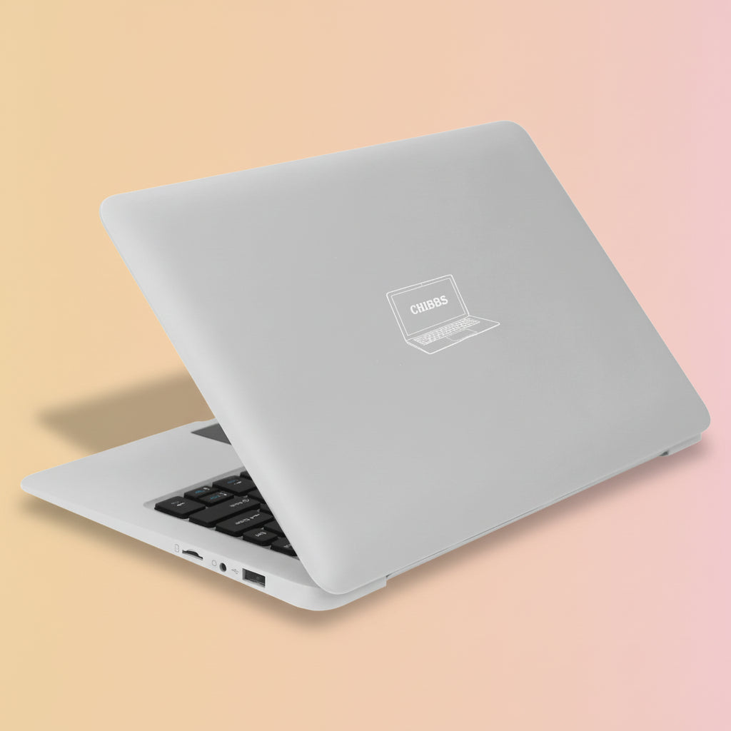 10.1" Inch Portable Kids Laptop Computer Powered by Linux-Android 12 OS, Bluetooth, Wi-Fi- White