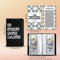 100 Days Saving Challenge Coin Envelope Budgetstorage Book - Binding Covers with Daily Savings Tracker,Habit-Forming System, and Cash Savings Goal of $5050Develop a Consistent Savings Habit