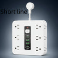 16-In-1 Power Strip with Switch & Surge Protection, Multifunctional Power Strip with 12AC Outlets & 2 USB & 2 Type-C, USB Ports Socket for Office, Home and Travel, Wall Outlet Extender,Power Socket Expander