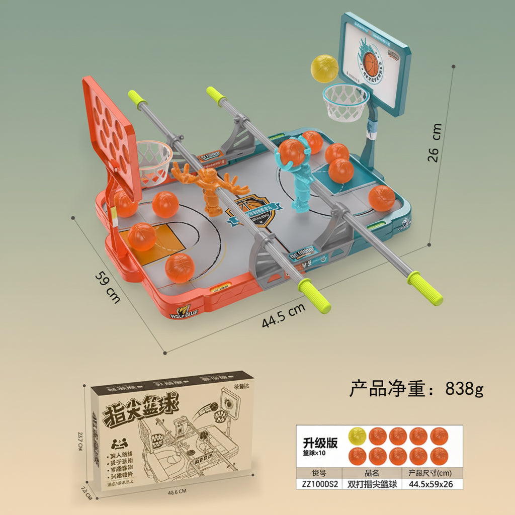 2025 Latest Children's Desktop Game-Fingertip Basketball Basketball Shooting Board Catapult Fingertip Basketball Table Games