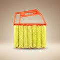 3Pcs Window Blind Cleaning Brush, Window Blind Cleaner, Air Conditioning Outlet Dust Removal Brush, Hand-Held Curtain Brush, Heavy Duty, Home Care Supplies, Yellow Household Items-Mm