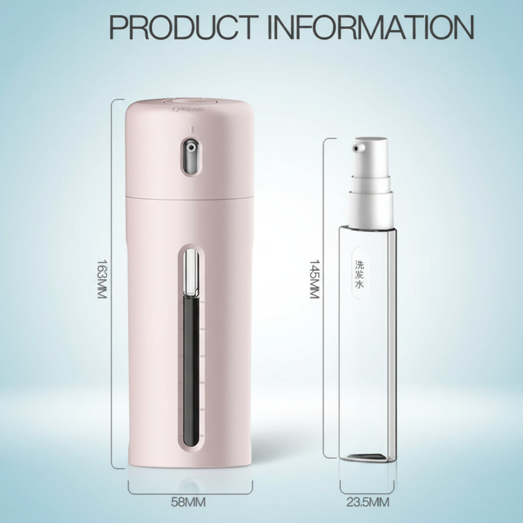 4 in 1 Travel Liquid Dispenser Split Bottle Shampoo Lotion Shower Gel Soap Bottle Empty Sub-Bottle Press Container Bottles