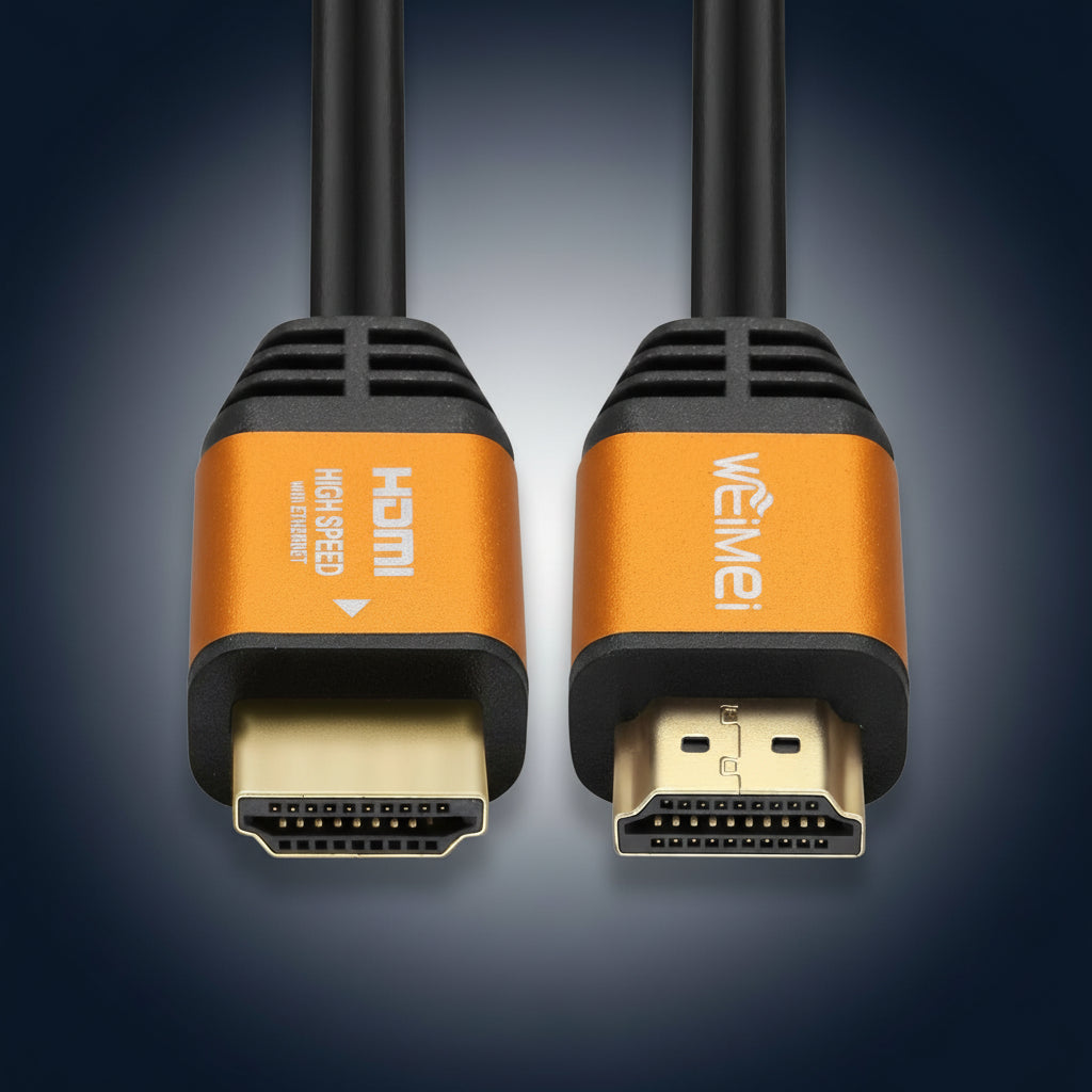 6 Feet 4K HDMI Cable 2.0 HDMI Cord Support 4K@60Hz UHD 2160P Ethernet 3D ARC with Gold-Plated Connector and Bare Copper Conductor