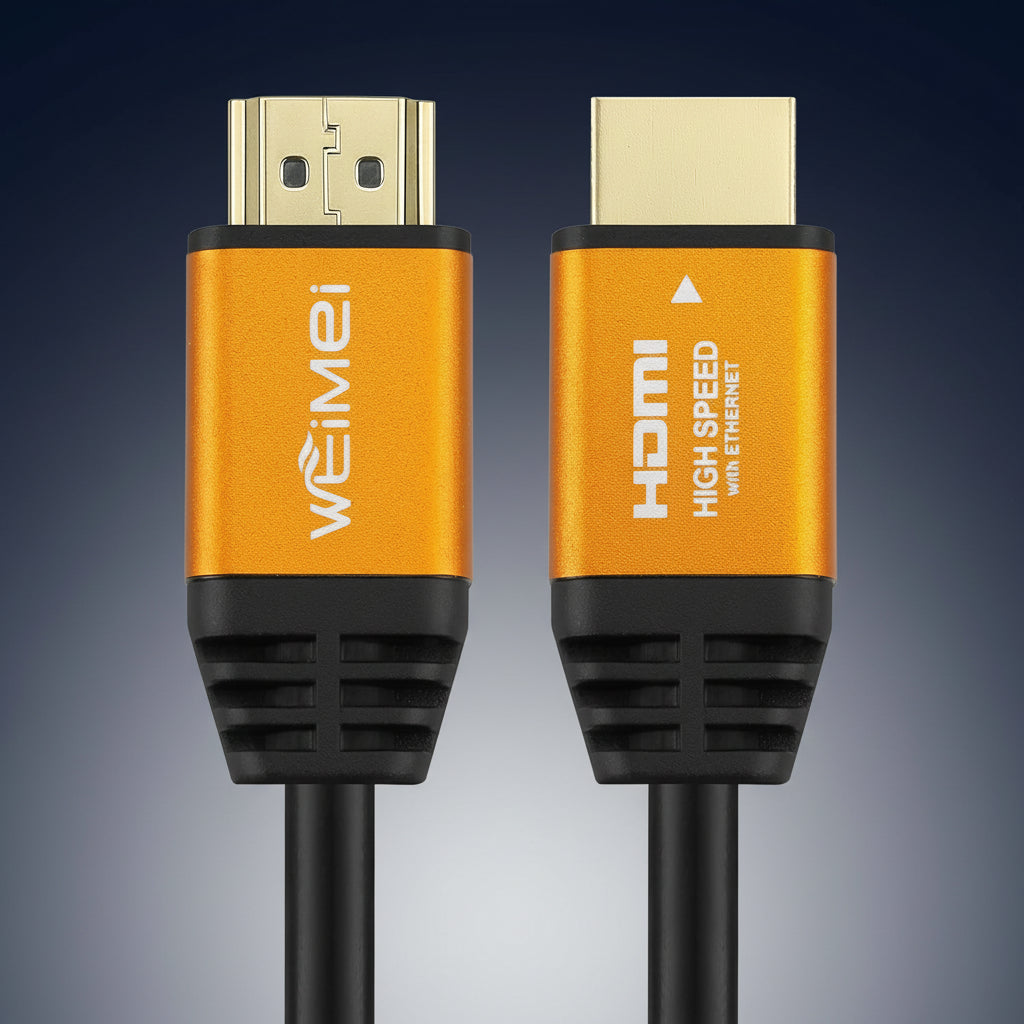 6 Feet 4K HDMI Cable 2.0 HDMI Cord Support 4K@60Hz UHD 2160P Ethernet 3D ARC with Gold-Plated Connector and Bare Copper Conductor