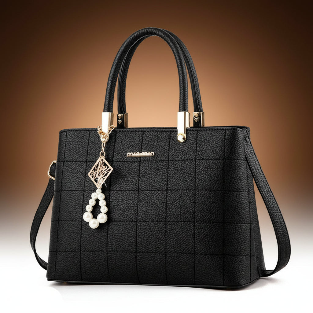 A Charming Women'S Handbag, a Versatile Shoulder Bag Suitable for All Seasons, Perfect as a Mother'S Gift or for Everyday Work.