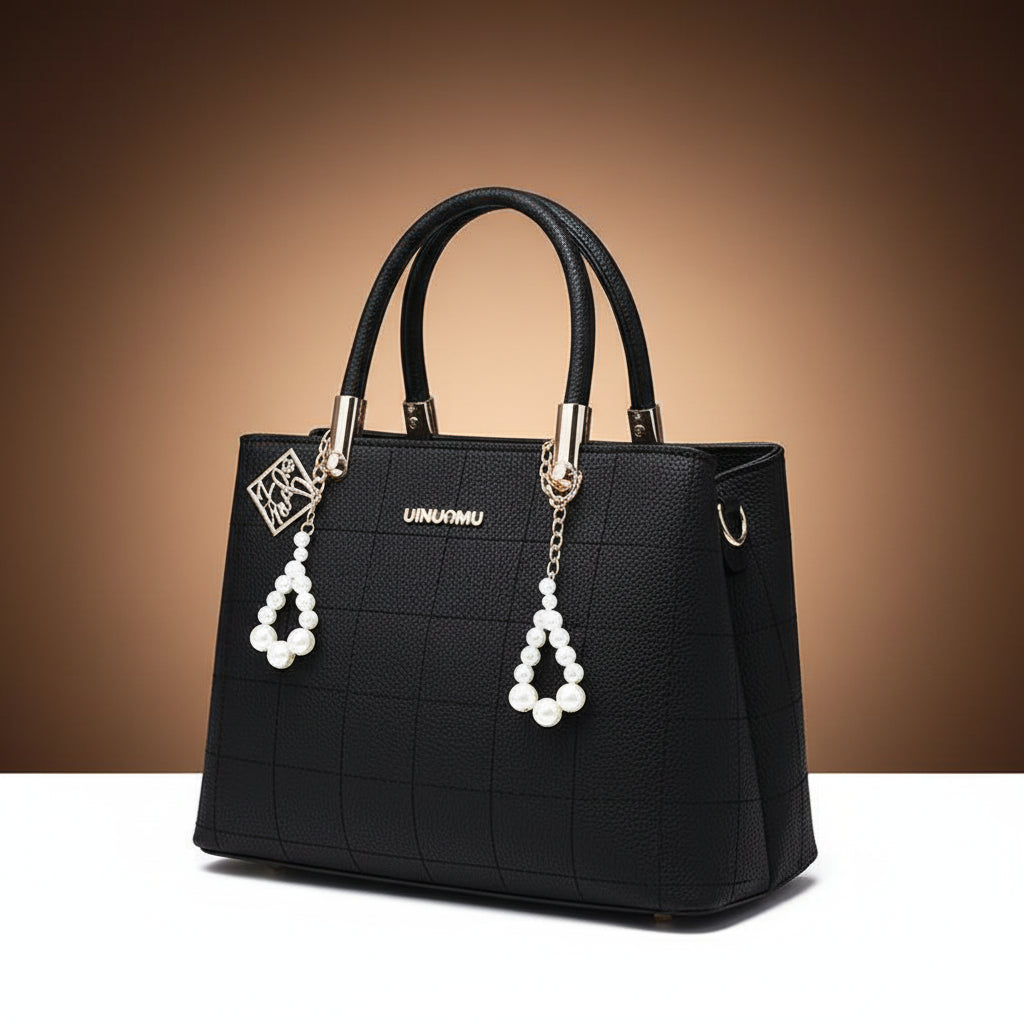 A Charming Women'S Handbag, a Versatile Shoulder Bag Suitable for All Seasons, Perfect as a Mother'S Gift or for Everyday Work.