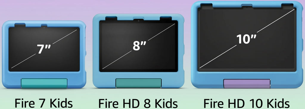 Amazon Fire 7 Kids Tablet, Ages 3-7. Top-Selling 7" Kids Tablet on Amazon. Includes Ad-Free and Exclusive Content, Easy Parental Controls, 10-Hr Battery, 16 GB, Blue