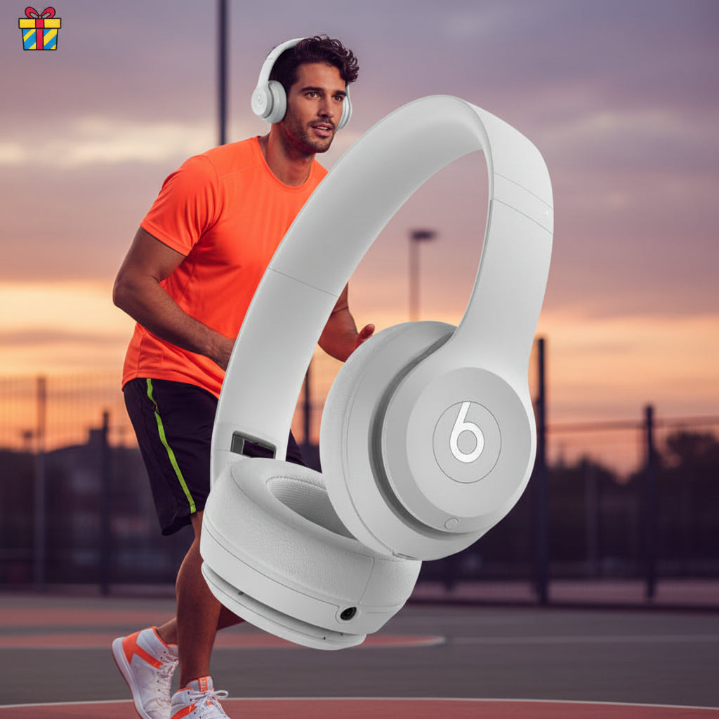 Beats Solo4 Wireless Headphones - On-Ear Wireless Headphones - Drenched Gray