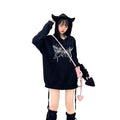 American Spice Girl Loose Fit Printed Sweater - # GIAA23510006