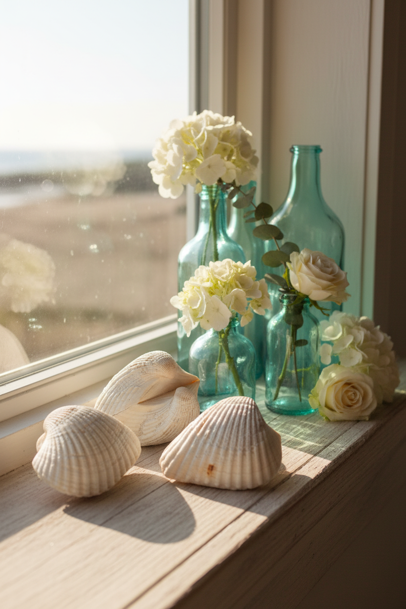 White Ark Clam Shell Pairs (Telligarca Granosa)